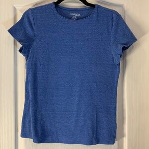 Ellen‎ Tracy Company Blue Essential Comfort Tee – Outdoor Casual Everyday